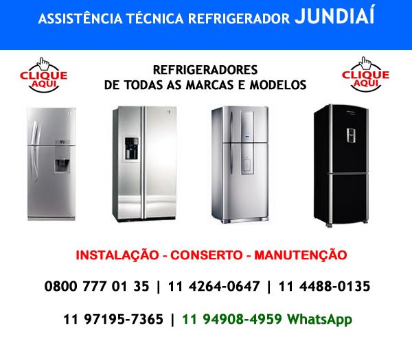 Assistência técnica refrigerador Jundiaí